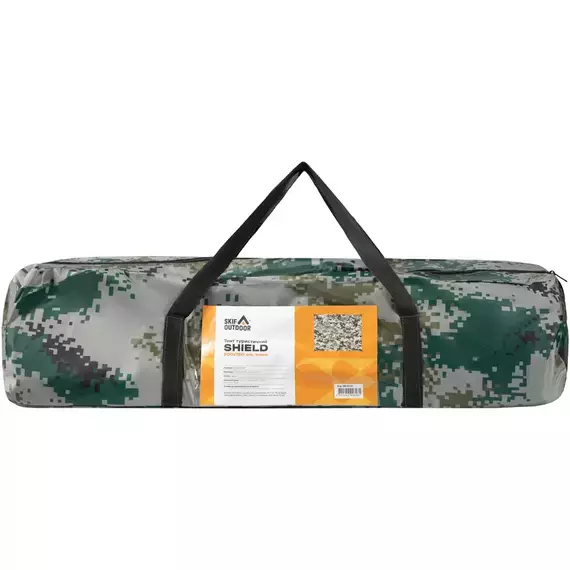 Тент туристичний Skif Outdoor Shield 200х150см (камуфляж) — компактний захист від дощу та сонця, Колір: Camo, Розмір: 200х150см, фото , изображение 5